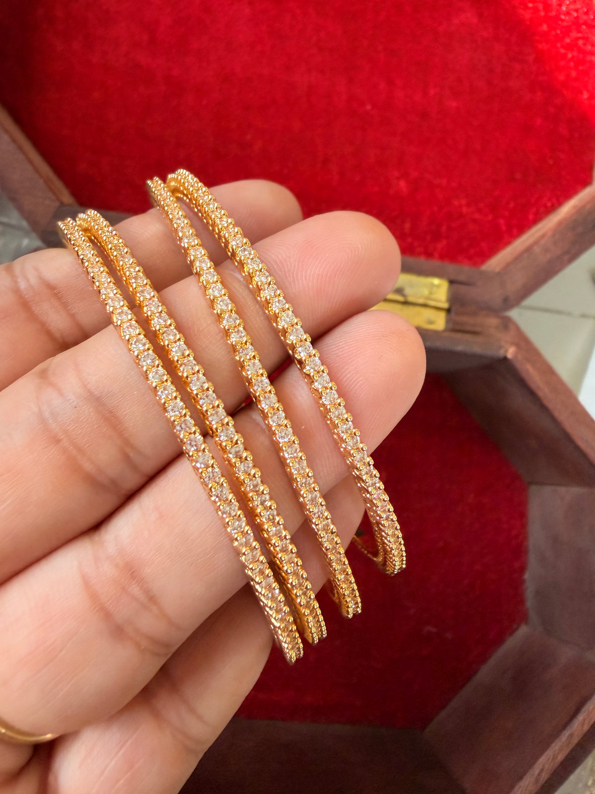 The "heera" Bangles - Pair of 4 Bangles