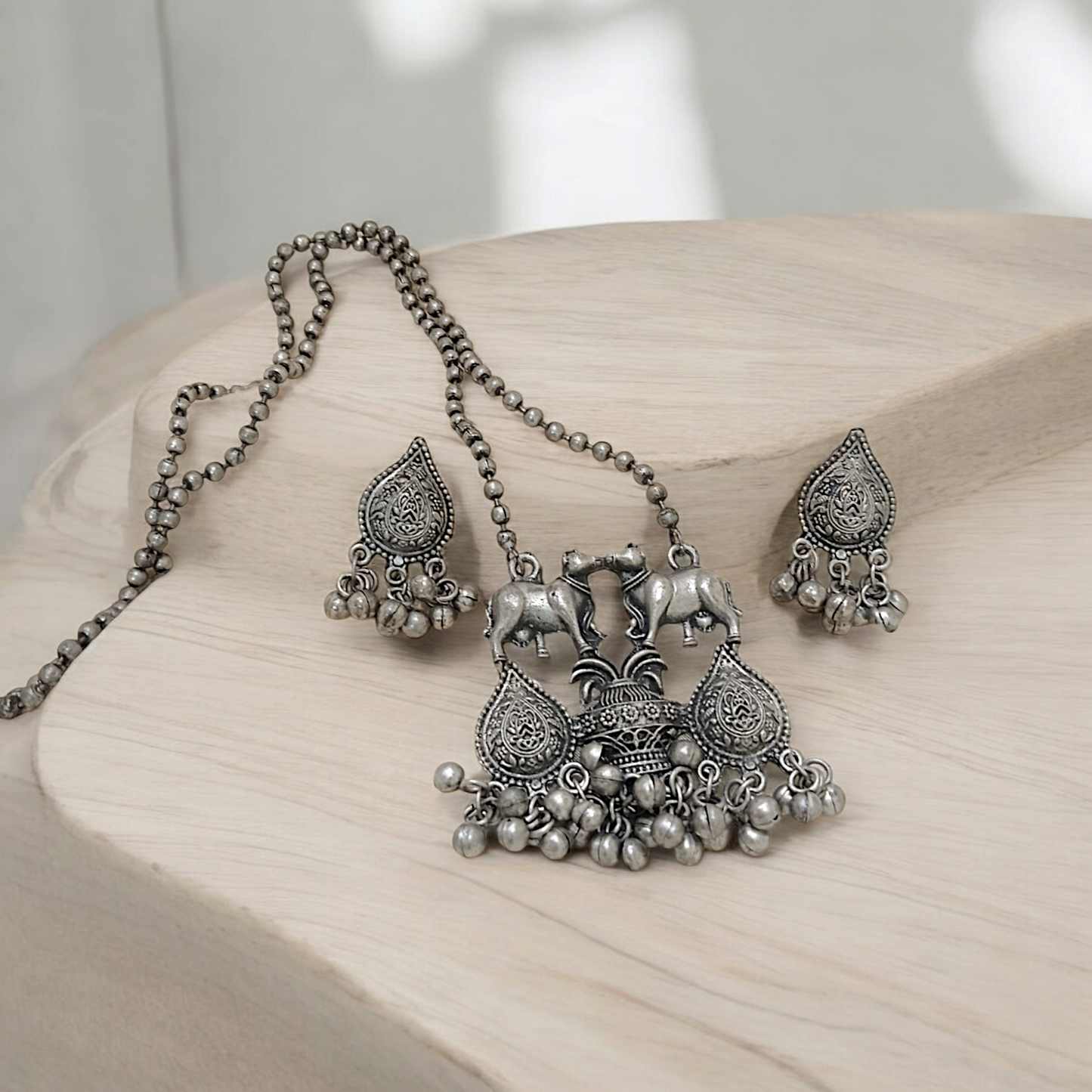 Silver Necklace Set