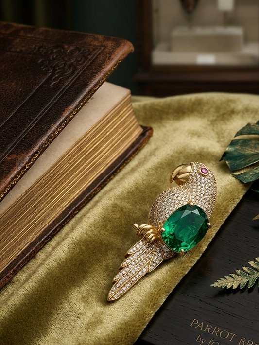 Emerlad Green Signature Unisex Brooch
