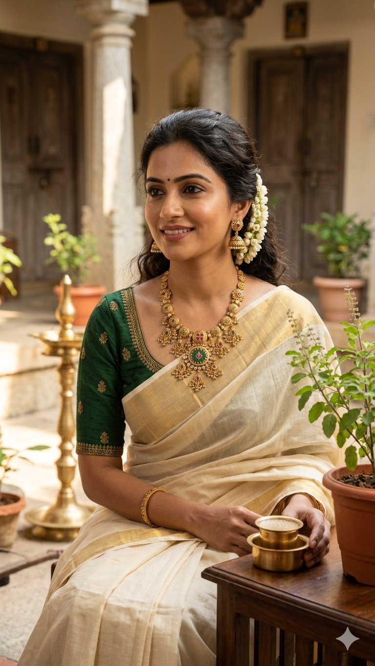Heritage Gold plated Necklace set