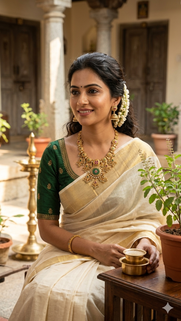 Heritage Gold plated Necklace set