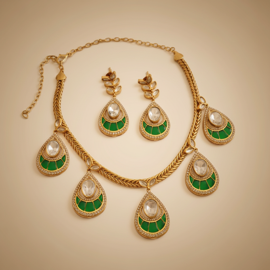 Signature Kundan Necklace Set