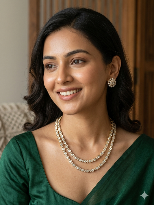 Signature Moissanite Necklace Set