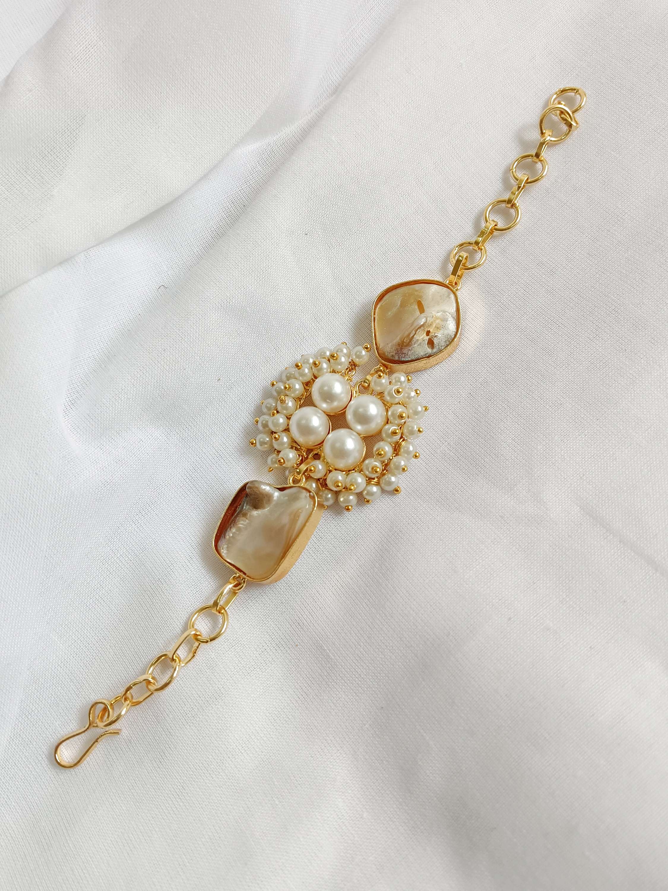 Mother Of Pearl Chain Bracelet