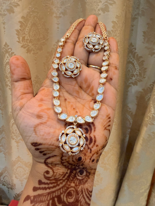Classic Chakra Moissanite Necklace Set