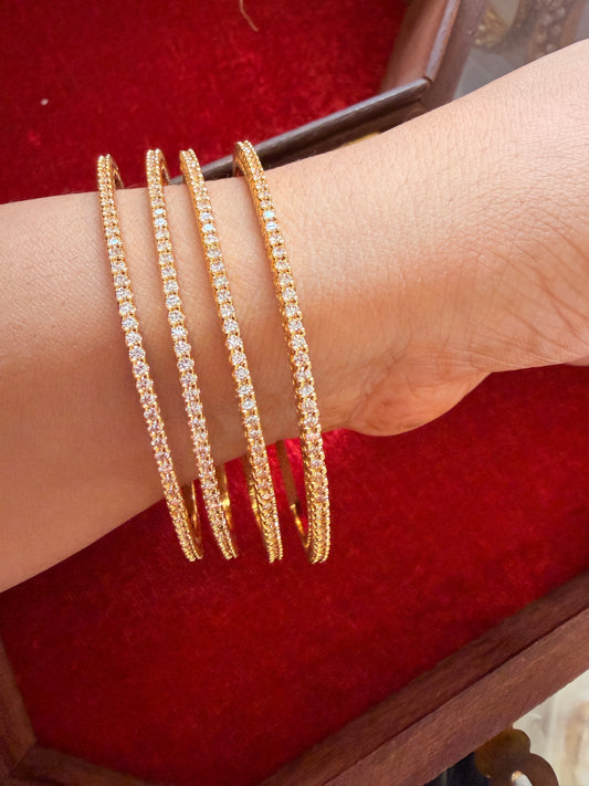 The "heera" Bangles - Pair of 4 Bangles