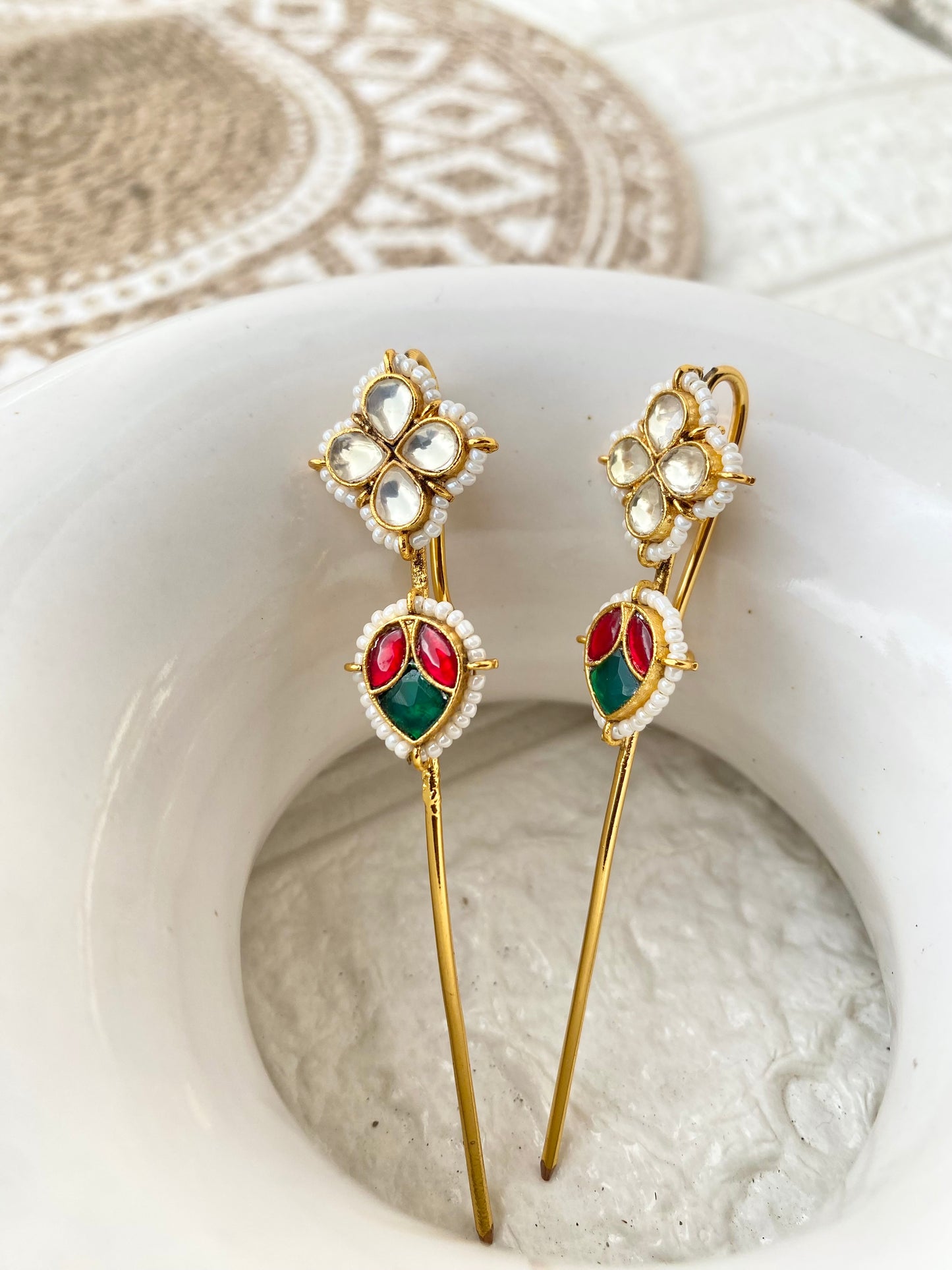 Kundan Polki Taara Sui Earcrawlers