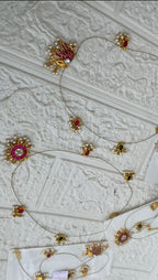 Sleek Paachi Kundan Neckpiece