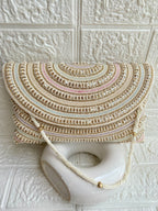 Signature  Boss Lady Complete Heavy Beads Envelope Clutch