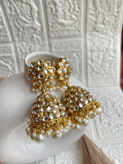Celebrity Styled Kundan Jhumka