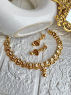 Kundan Gold Plated Pure Brass Necklace set