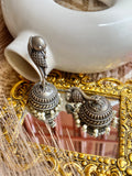 "Maina" Silverlookalike Jhumka