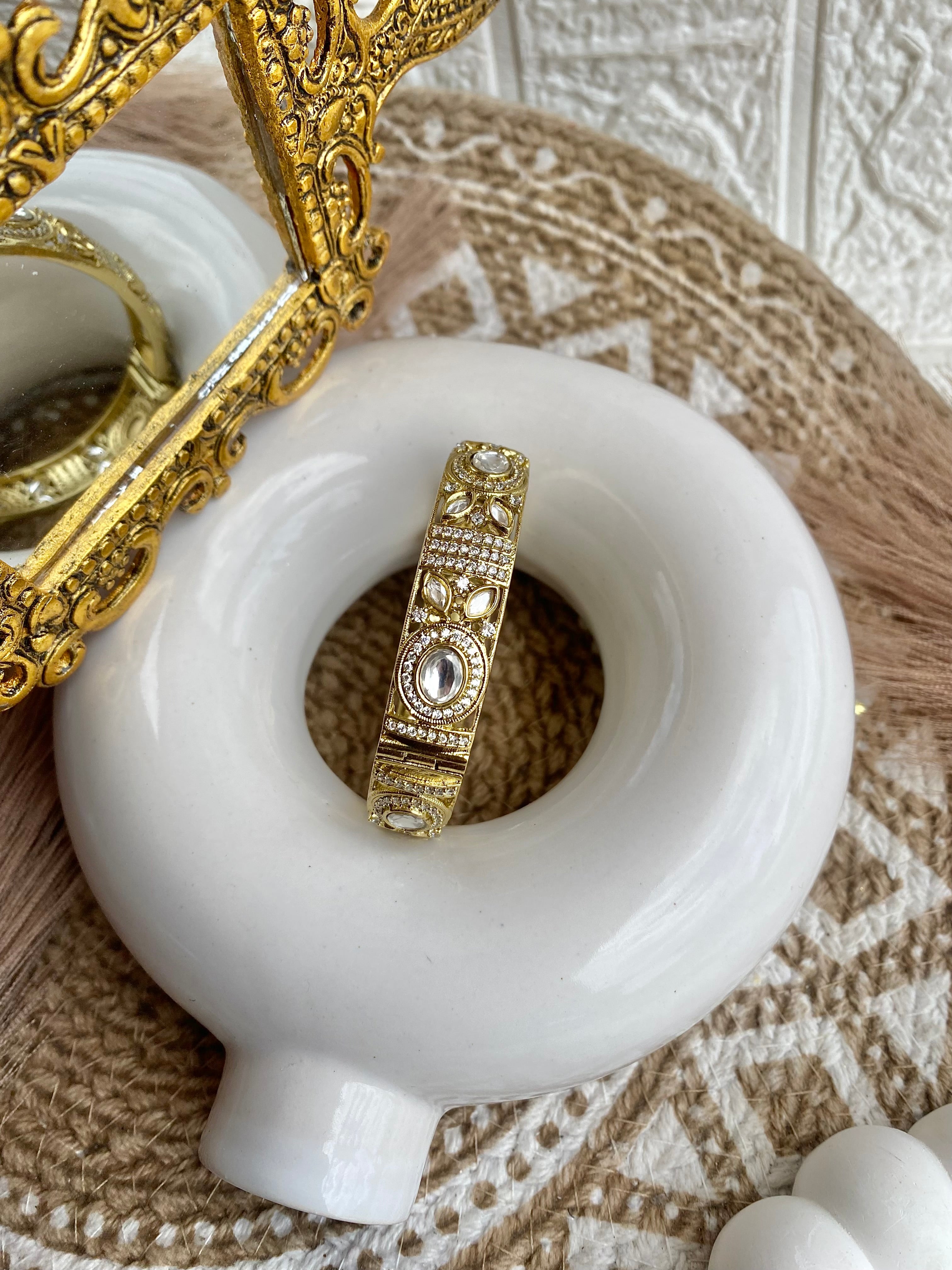 Polki moissanite Bangles