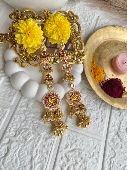 Original Paachi Kundan Statement Earrings