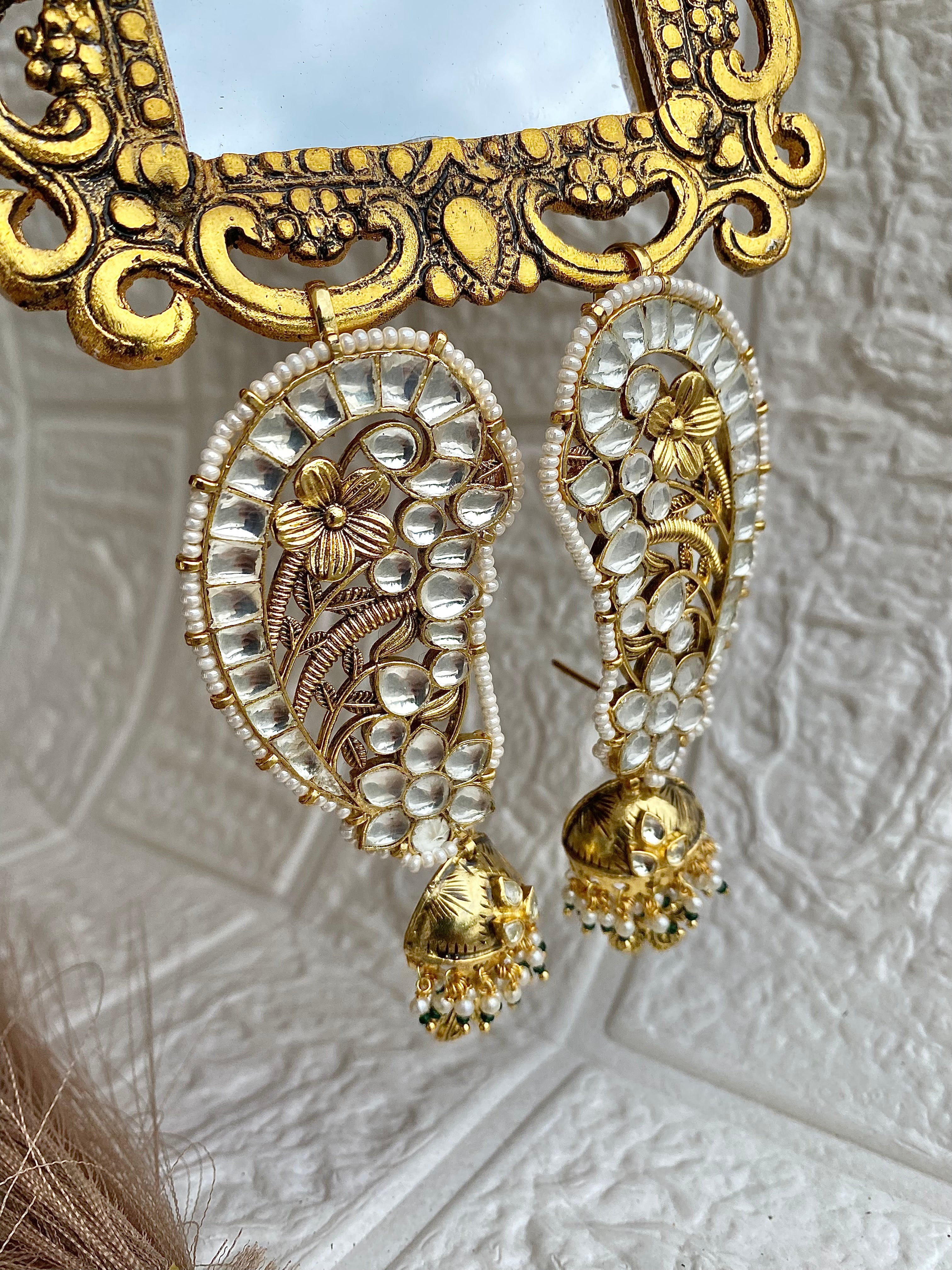 Original Statement Paachi kundan Oversized Ear-cuff Earrings