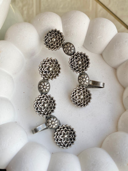 Silver Earcuff Earrings