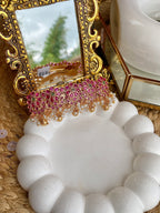 Polki Kempu Green Antique Temple Hairclip