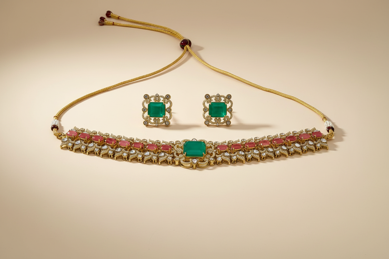 Statement Celebrity Styled Designer Choker Set