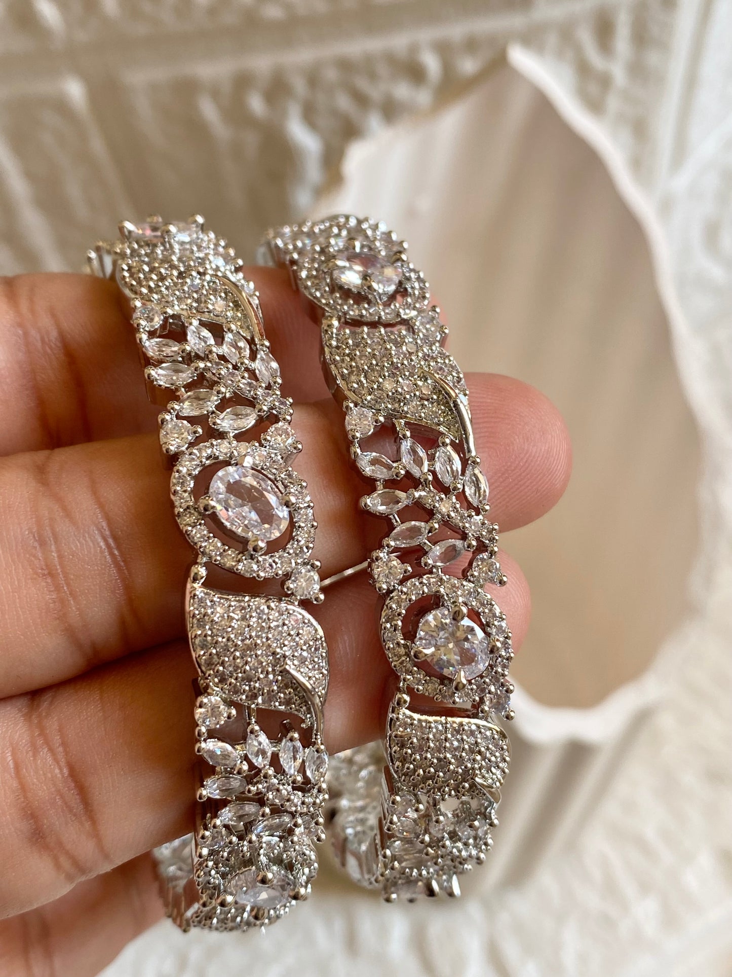 Signature Temple Antique Bangles- Pair of 2