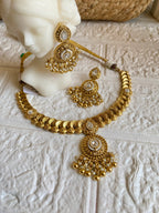 Signature Moissanite Gold Plated Necklace Set