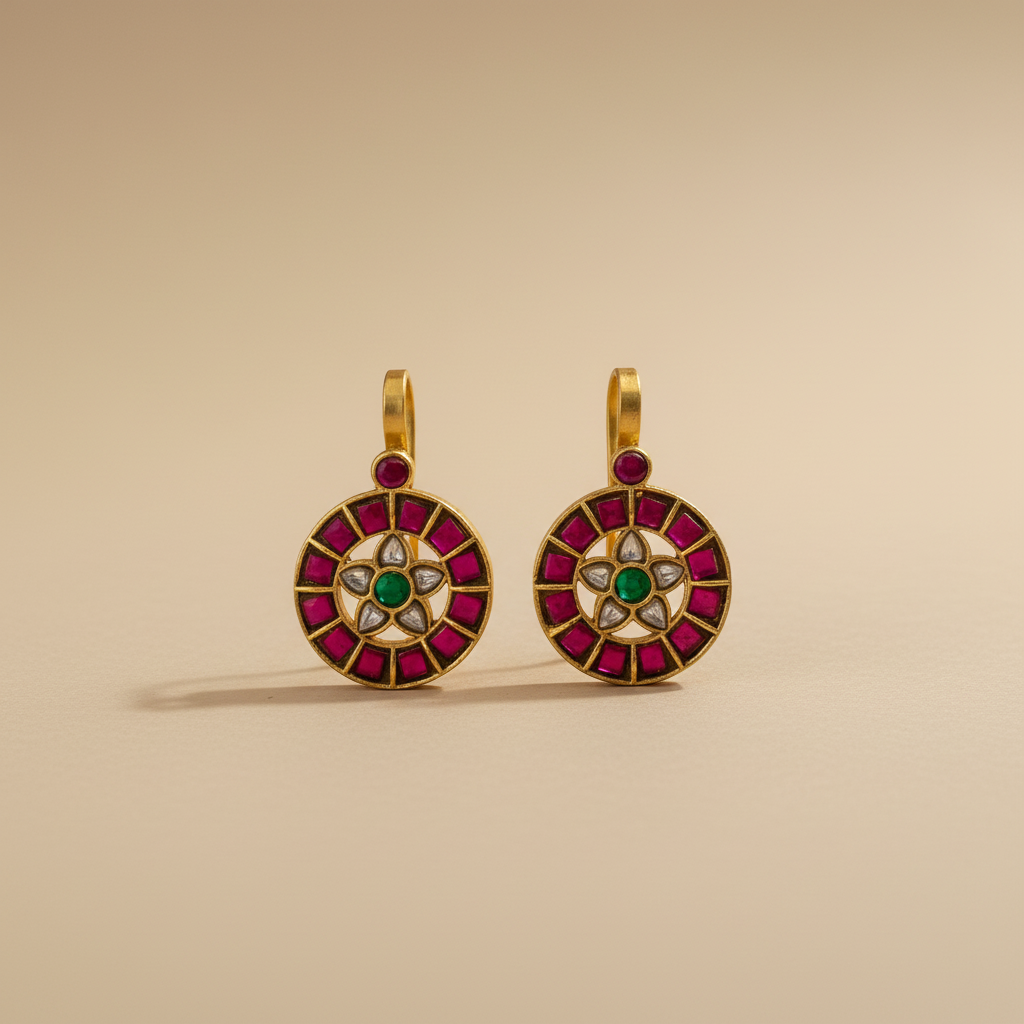 Kemp Stone Bugadi Earrings