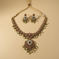 Signature Kundan Antique necklace set