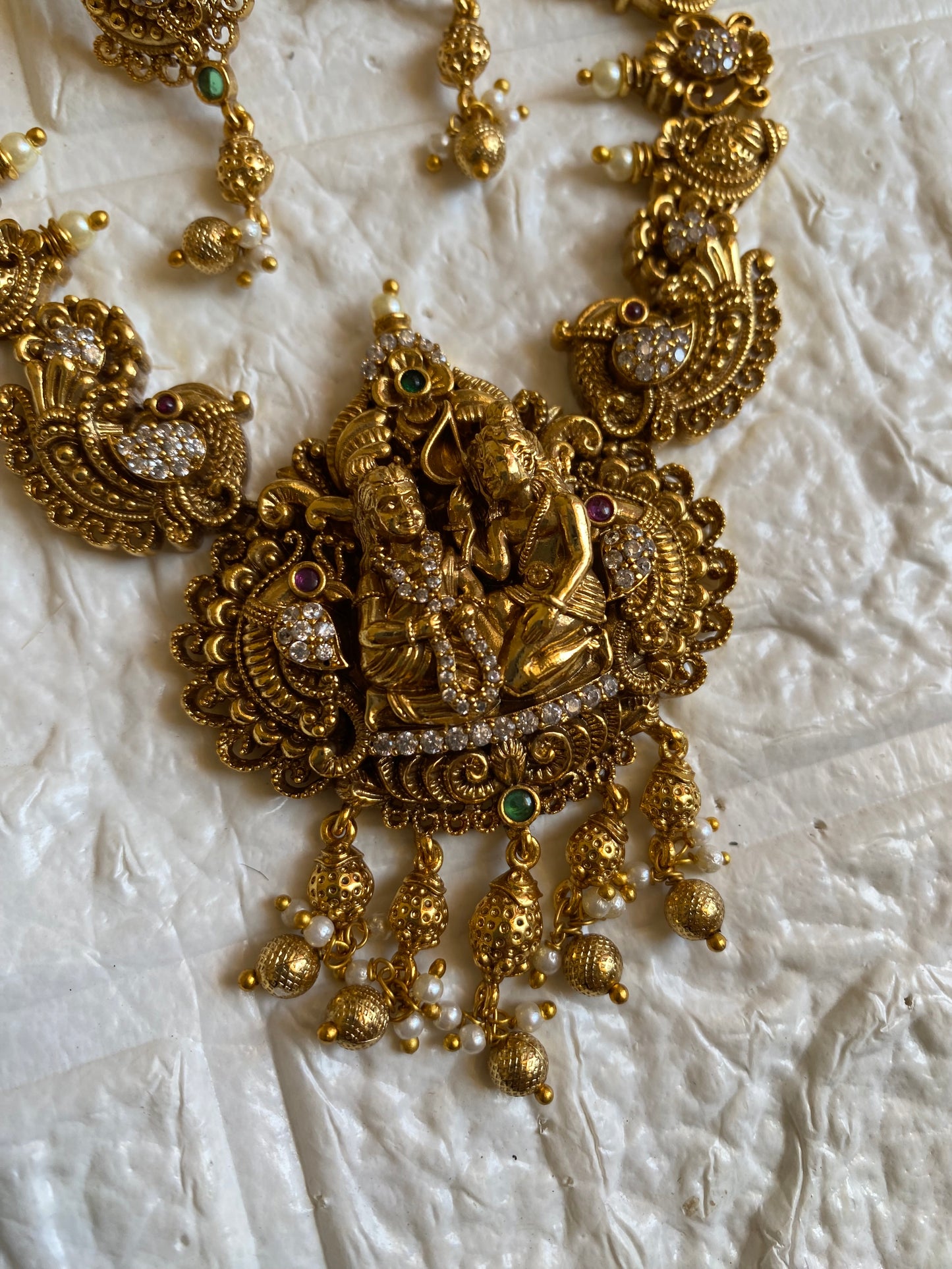 Signature Rama Lakshman Crafted Necklace Set