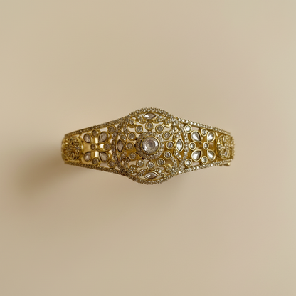 Statement Moissanite Screw Openable Bracelet