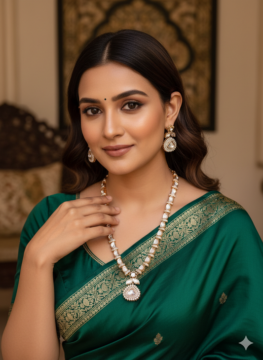 Moissanite Necklace Set