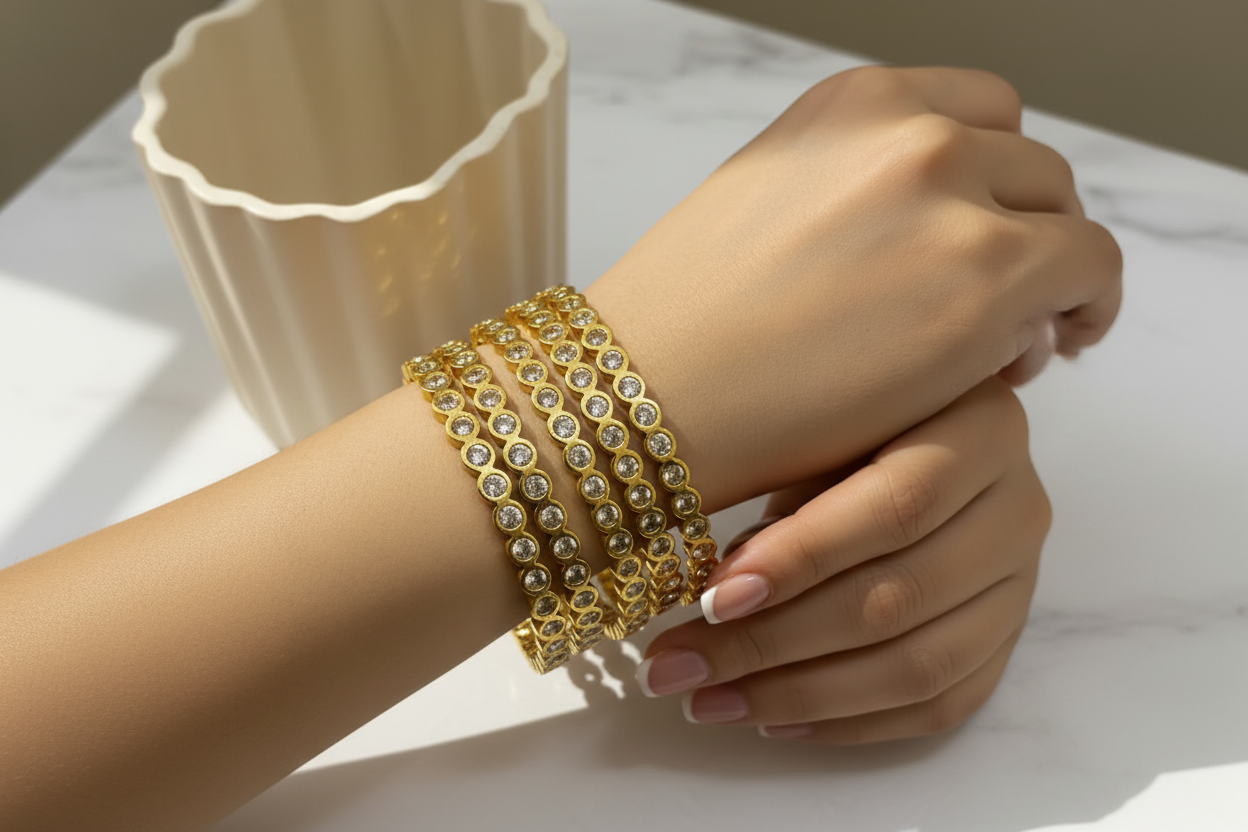 The "Elegant" Bangles - Pair of 2 Bangles