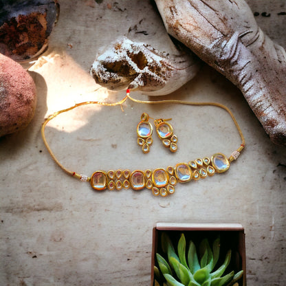Evergreen Kundan Choker set