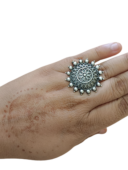 Silver Surya Rings