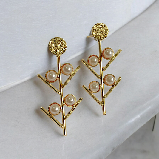 Pearl Anti Tarnish Earrings