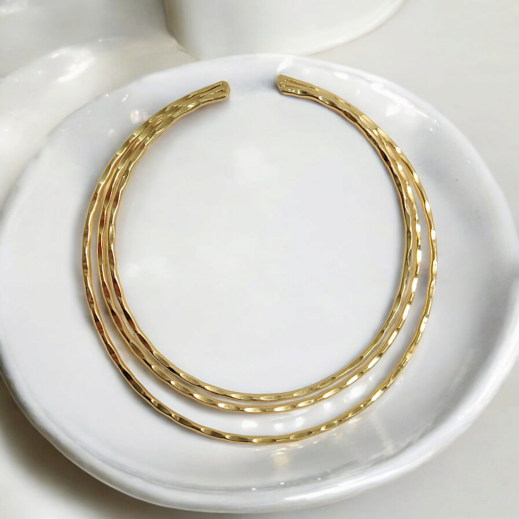 Gold Plated Statement Husli Neckpiece