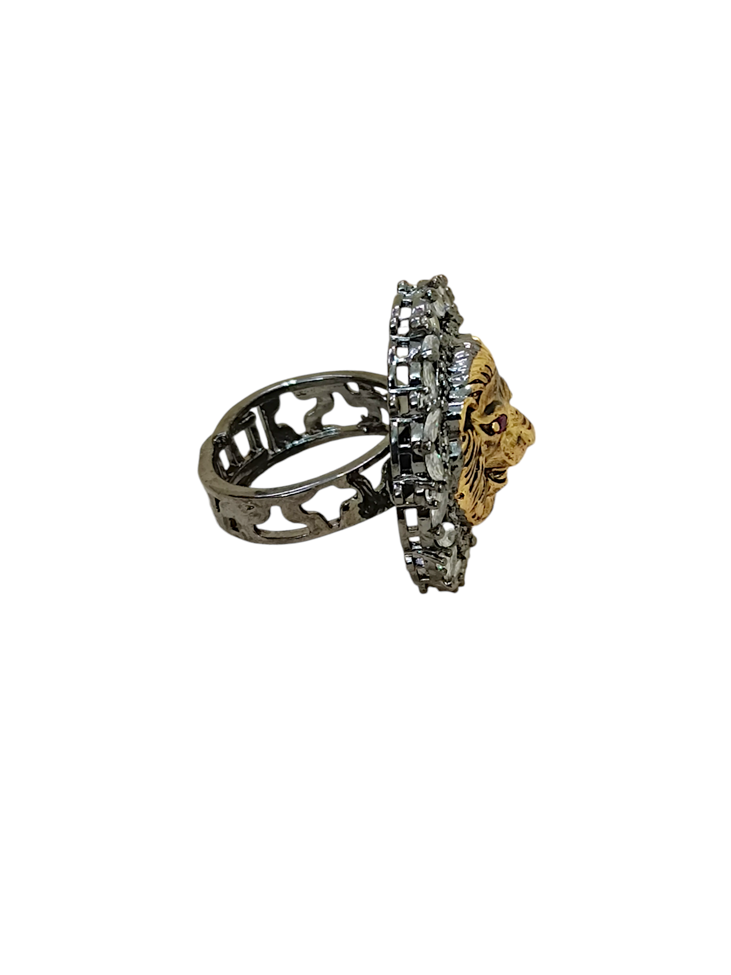 Statement Tigeress American Diamond Medium Adjustable Size Ring