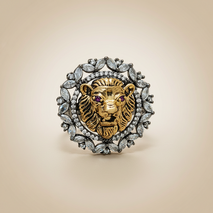 Tiggeress Zirconia Adjustable Size Ring