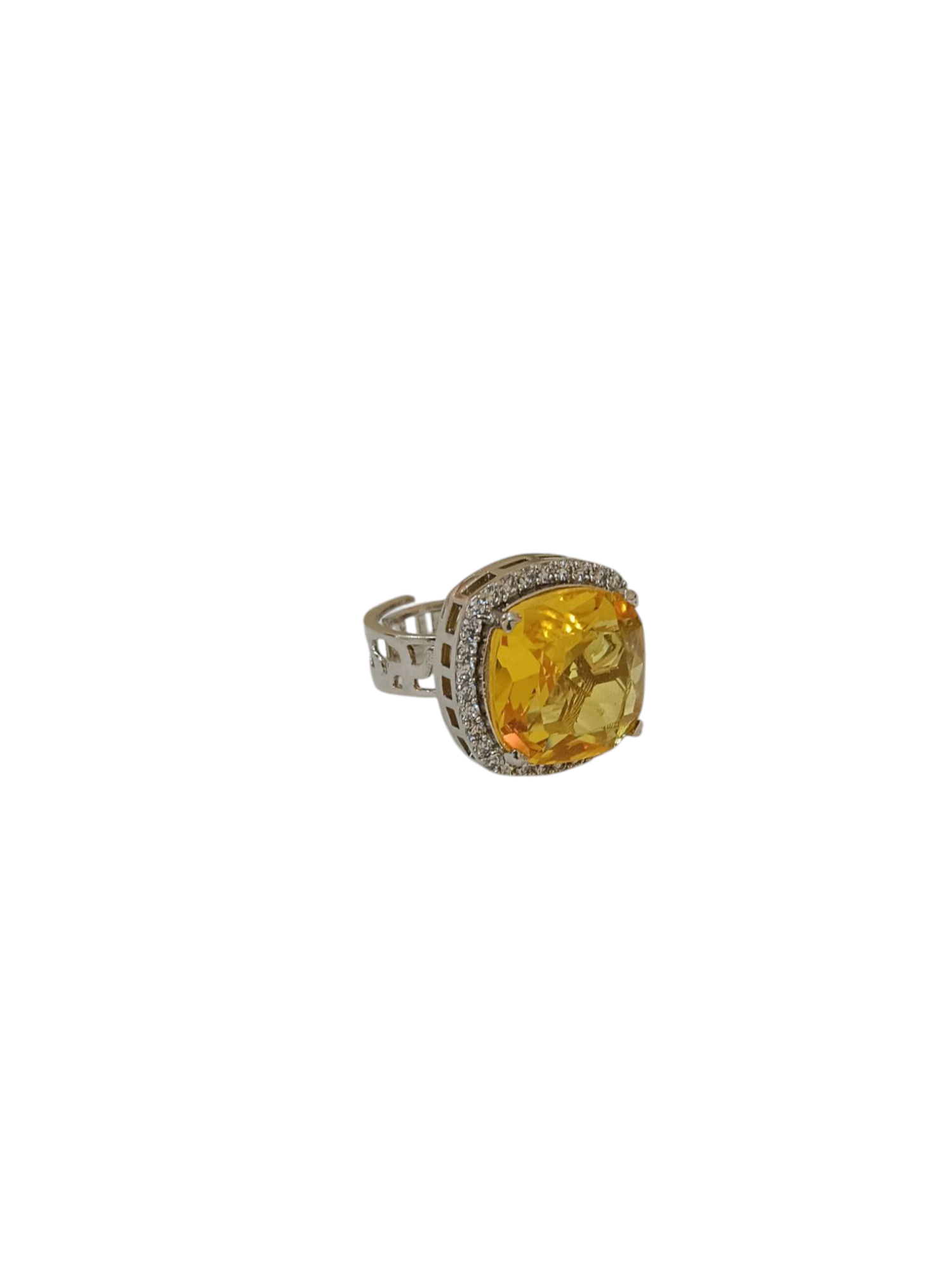 Statement Sapphire Cocktail Medium Adjustable Size Ring