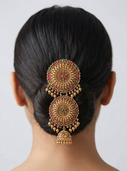 Temple Antique Hairbun Accessories - [generated by Eldor AI]