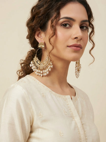 Statement Oversized Celebrity Styled Morni Chandbali - [generated by Eldor AI]