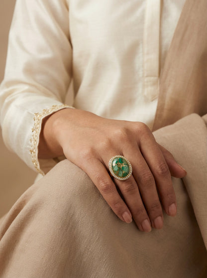 Signature "Malhar" Natural Stone Rings - [generated by Eldor AI]