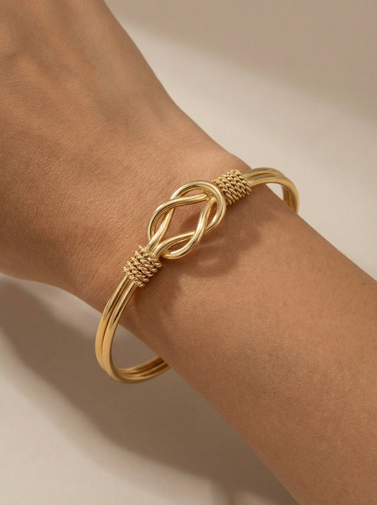 Infinity Love Gold Plated Anti-Tarnish Bracelet - [generated by Eldor AI]