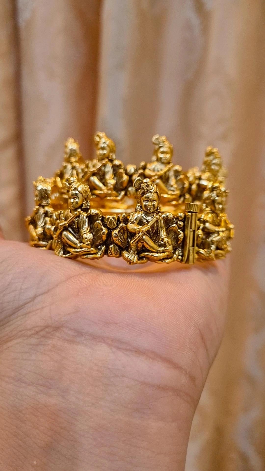 Signature Ladoo Gopal  Heritage Designer Screw Openable Kadda - Pair