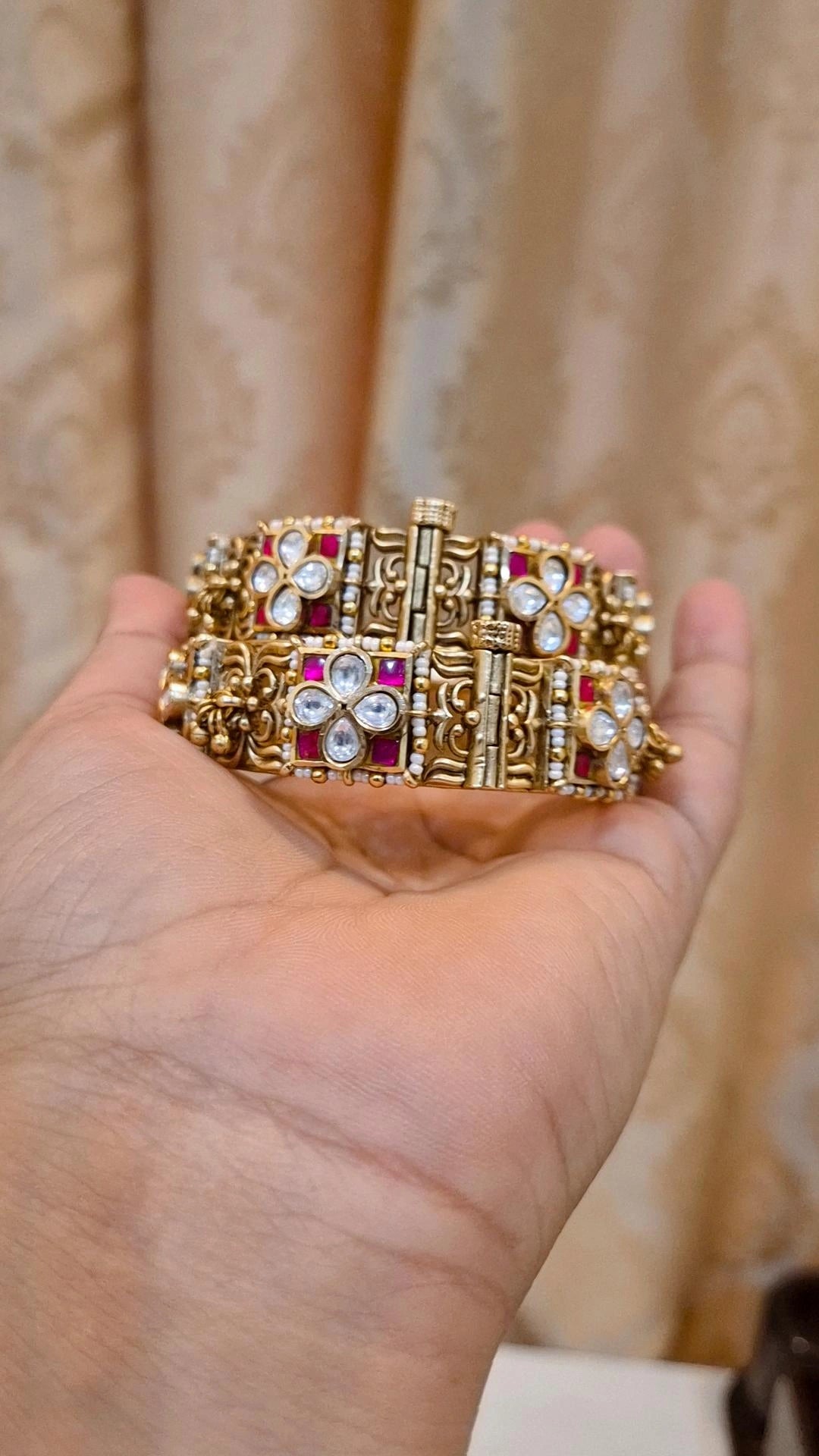 Signature Heritage Rajwadi Heritage Designer Screw Openable Kadda - Pair