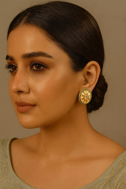 Dilbara Kundan Studs